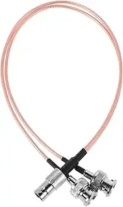 LAPYAPPE Wide Compatibility Coaxial Cable Antenna Extension Cord Metal Plated Cable