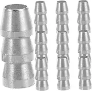 CIMAXIC 10pcs Safety Round Hammer Wedge Kit Iron Handle Wedges for Reinforcement Durable for Agriculture Construction and Home Repairs Extended Design for Enhanced Efficiency