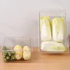 Quick-find Refrigerator Drawer Stackable Organizer Transparent Storage Bin
