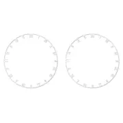 2x Tex Darts Titan Aluminium Dartboard Number Ring/Numeric Board Replacement WHT