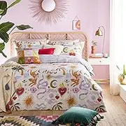 furn. Alchemy Abstract Symbols Duvet Cover Set - Double - Multicolour