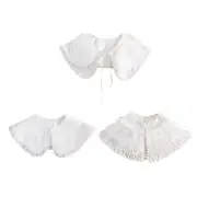 Women False Collar Lotuse Leaf Fungus Female Skirt T Shirt Dress
