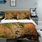 3D Forest Stones 2847NA Bed Pillowcases Quilt Cover Duvet Kathy Barefield Fay
