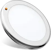 camperxlite 3CCT-2700K/4000K/6000K DC12V LED Ceiling Light Motorhome 860LM, Diameter 18 cm Night Light with CCT & On/Off Dimmer Switch, Yacht Ceiling Lamp LED for Vehicle, Boat, Trailer, Marine