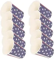 COLLBATH 24pcs American Independence Day Party Supplies Paper Cups (Paper Cups 24pcs) Insulated Paper Cups Disposable Paper Cups Disposable Cups Party Cups Banquet Tableware Flag