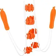 Back Massager Roller for Muscle Relief Whole Body Massage Tool for Neck Leg and Back Stretching Portable Design for Home Gym and Travel Use Comfortable and Gentle Massage