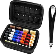 JBOS USB Flash Drive Case Memory Card Case SD SDXC SDHC Card Holder Organizer Thumb Drive Case USB Drives Storage Case for Sandisk/Samsung/SamData/Inland/PNY/Netac (Case Only with Label and Strap)