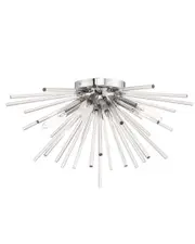 Livex Utopia 4 Light Polished Chrome Ceiling Mount