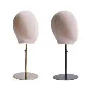 with Metal Base Hat Wig Display Stand Stable Storage Rack, Mannequin Head Model