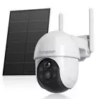 4MP Wireless WIFI Outdoor Home CCTV Security Camera Battery Solar Powered PIR
