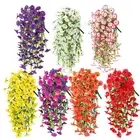 Artificial Petunias For Outdoors 2X Fake Petunias Silk Flowers UV