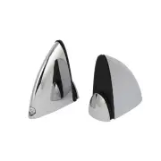 5mm-16mm Thickness F Type Adjustable Glass Shelf Clamps Holder Support 2pcs