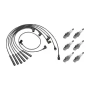 6x NGK Spark Plugs + Bosch Leads for Mercedes Benz 300E 300GE 300SE 300SEL 300SL