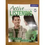 二手書 / ACTIVE LISTENING 3 / SECOND EDITION