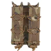 WST Tactical 9mm 45acp Double Mag Pouch Mag Carrier Holder MOLLE Open Top Army