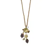 MICHAEL MICHAUD WILD GRAPE VINE 16" ADJ. STATEMENT NECKLACE 9460 BZ