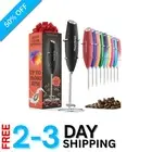 Elegant Handheld Mixer for Frothing Milk and Creating Foamy Drinks - Great Gift