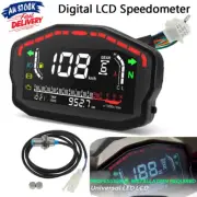 Digital Motorcycle Dash LCD Dashboard 14000/min Speedometer Odometer Tachometer