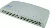 Telegartner MPD6 Cat6a Series 12 Port RJ45 White Mini Patch Panel J02022A0052
