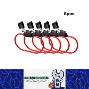 5 x Mini Blade inline Fuse Holders with dust proof cap suit to 30amp fuse (5pcs)