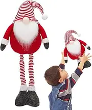 Gnome Christmas Ornaments,Standing Telescopic Doll - Christmas Gnome Figurines, Christmas Joy Décor, Craft Gnome Supplies, For Home Table, Tree Indoor
