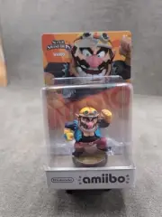 Wario Amiibo Super Smash Bros Nintendo First Print New Sealed
