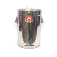 在飛比找momo購物網優惠-【生活King】不鏽鋼保溫保冷茶桶/冰桶(27L-附水龍頭)