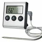 BBQ Oven Grill Meat Thermometer Tool Digital Probe Food Cooking Timer Kitchen