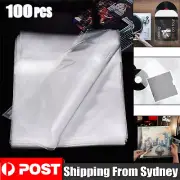 100PCS Record Sleeves Outer Plastic Record Cover Sleeve For Vinyl 7''/12'' Album