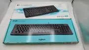 X2 Logitech - K120 Full-size Wired Membrane Keyboard for PC w/ Spill-Resistant