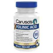 [Caruso's Natural Health] Carusos Folinic Acid Activated Folic Acid B9 500mcg 120 Tablets