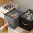 Waterproof Shoe Storage Containers Foldable Cabinet Drawer Organizer Sneakers