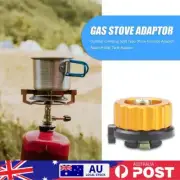 Outdoor Camping Split Type Stove Furnace Adaptor Auto-off Gas Tank Adapter