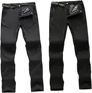 HAPINARY Thick Warm Fleece Softshell Pants for Women Waterproof Windproof Skiing Pants Hiking Snow Gear