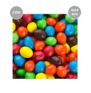150G BULK BAG MILK CHOCOLATE M&M'S M&MS MULTICOLOURED CANDY COATED CHOCOLATE AUS