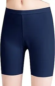 [L&K-II] Pack of 1/2/3 Girls' Leggings Short Cotton Summer Shorts Plain Colour Multicoloured 4532, Pack of 1 - Dark Blue, 158-164