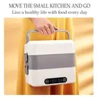 Electric Lunch Box Small Portable Rice Box Cooker Automatic Heating Timing