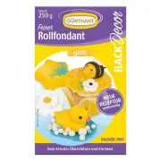 Günthart Back And Decor Fondant Yellow As Icing Cake Icing 250g