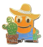 Don't be a PRICK Amazon Employee Peccy Pin