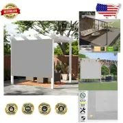 Custom 11x22 FT Shade Cloth - Sun Protection with Grommets, Light Grey