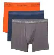 Men's Calvin klein Stencil Logo Cotton Stretch 3-Pack Boxer Brief