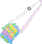 [SHERCHPRY] Boys Girls Dinosaur Crossbody Bag Kids Coin Purse Soft Silicone Mini Bag Toddler Wallet