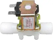 1/2" N/C Magnetic Electric Solenoid Valve Water Air Inlet Flow Switch DC 12V