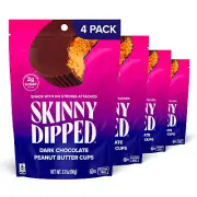 Dark Chocolate Peanut Butter Cups, 2G Sugar per Cup, Keto Friendly, Low Carb, Gl