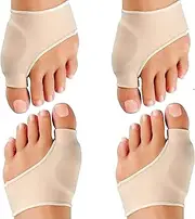 2Pair Bunion Corrector Bunion Relief Sleeves for Big Toe Straightener,Orthopedic Corrector Brace Protector Bootie Toe Separator for Men Women Hallux Valgus at Day Harmer Toe Elder