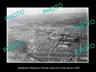 OLD POSTCARD SIZE PHOTO SPRINGVALE MELBOURNE AUSTRALIA AERIAL VIEW c1950