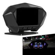 OBD2 HUD GPS Head Up Display Car Digital Speedometer Speed Indicator Slope Meter (for: Fiat)