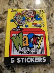 1990 TOPPS WACKY PACKAGES STICKERS WAX PACK(S) NEW FACTORY SEAL UNOPEN UNSEARCH