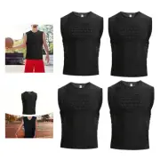 Mens Padded Compression Shirt Compression Vest Chest Protector Guard for
