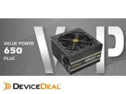 Antec VP650P PLUS 650w PSU. 80+ Certified @ 85% Efficiency AC 120V - 240V, Conti